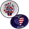 Stars And Stripes 2pc Platter Set Home