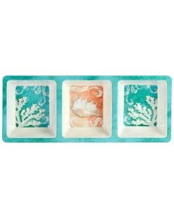 Spired Coast 3pc Hostess Set Home -Certified International Shop 3050373548 RLLD 3