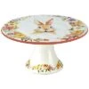 Easter Garden Pedestal Cake Plate Home