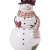 Watercolor Snowman 3D Cookie Jar Home