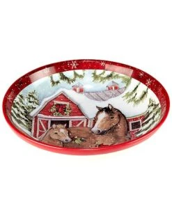 Homestead Christmas Serving Bowl