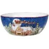 Santa's Workshop Deep Bowl Home