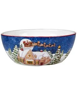 Santa's Workshop Deep Bowl Home