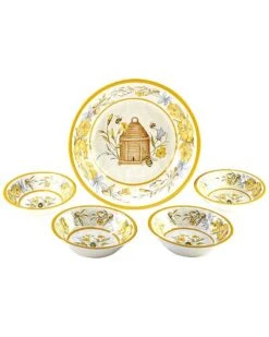 Bee Sweet 5pc Salad/Serving Set Home