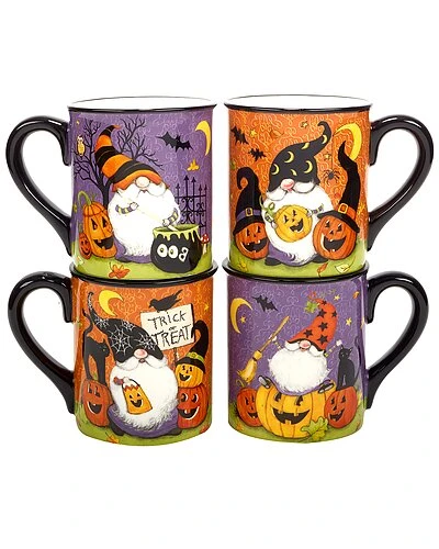 Halloween Gnomes Set Of 4 Mugs Home 1 Halloween Gnomes Set Of 4 Mugs Home