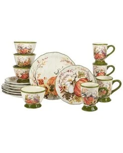 Harvest Morning 16Pc Dinnerware Set Home