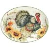 Harvest Morning Oval Turkey Platter Home