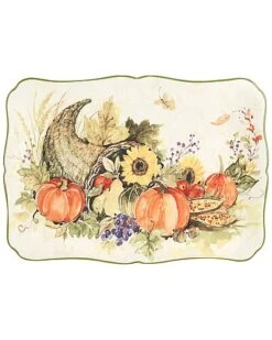 Harvest Morning Rectangular Platter Home