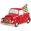 Red Truck Snowman 3-D Cookie Jar Home