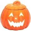 Scaredy Cat Pumpkin 3-D Treat Jar Home