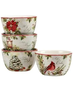 Silent Night Set Of 4 Ice Cream Bowls Home