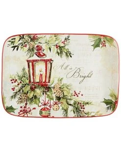 Silent Night Rectangular Platter Home