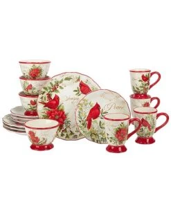 Winter'S Medley 16Pc Dinnerware Set Home