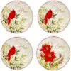 Winter'S Medley Set Of 4 Dessert Plates Home