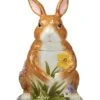 Easter Garden 3D Bunny Cookie Jar Home