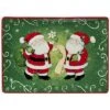 Holiday Magic Santa Rectangular Platter Home