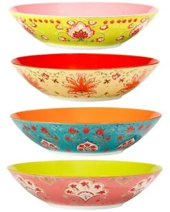 Francesca Set Of 4 Soup Bowl 4 Assorted Home