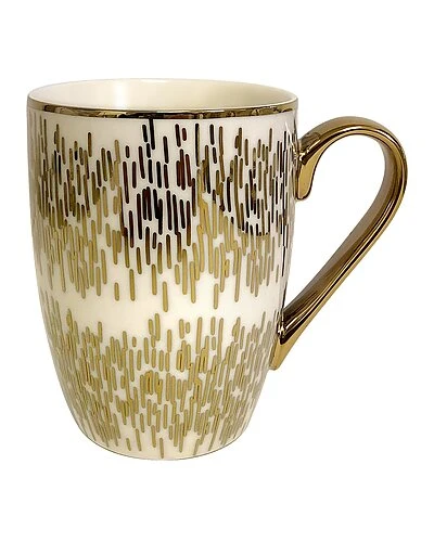 Gold Plated Tapered Matrix Mugs Set Of 6 Home 3 Gold Plated Tapered Matrix Mugs Set Of 6 Home - Image 3