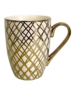 Gold Plated Tapered Matrix Mugs Set Of 6 Home 11 Gold Plated Tapered Matrix Mugs Set Of 6 Home -Certified International Shop 3050499612 RLLD 6