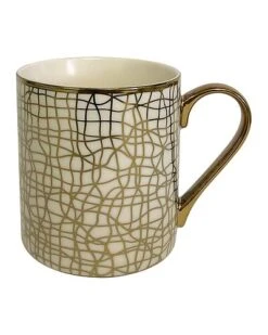 Gold Plated Mosaic Mugs Set Of 6 Home -Certified International Shop 3050499613 RLLD 5