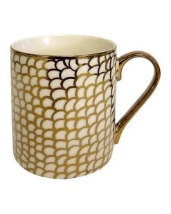 Gold Plated Mosaic Mugs Set Of 6 Home -Certified International Shop 3050499613 RLLD 6