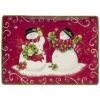Holiday Magic Snowman Rectangular Platter Home