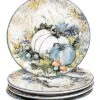 Harvest Gatherings Set Of 4 Dessert Plates Home