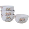 Sweet Bunny Set Of 4 Ice Cream Bowls Home