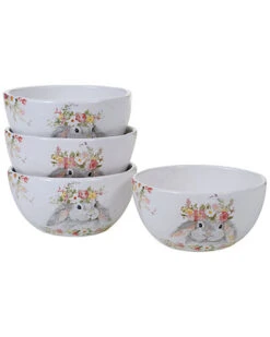 Sweet Bunny Set Of 4 Ice Cream Bowls Home