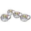 Sweet Bunny Set Of 4 3-D Bunny Mug Home
