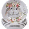 Sweet Bunny Set Of 4 Soup Bowls Home