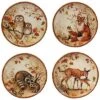 Pine Forest Set Of 4 Dinner Plate Home