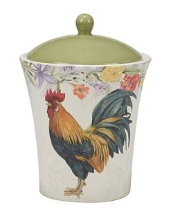 Floral Rooster Canisters (Set Of 3) Home -Certified International Shop 3050557265 RLLD 4