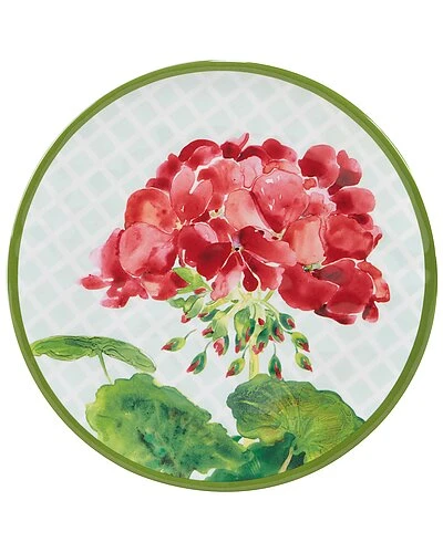 Geraniums 12pc Dinnerware Set Home 2 Geraniums 12pc Dinnerware Set Home - Image 2