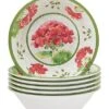 Geraniums All Purpose Bowls (Set Of 6) Home