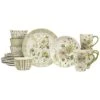 Green Fields 16pc Dinnerware Set Home