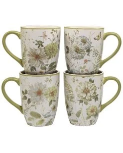 Green Fields 16pc Dinnerware Set Home 9 Green Fields 16pc Dinnerware Set Home -Certified International Shop 3050557282 RLLD 5