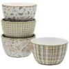 Green Fields Ice Cream Bowls (Set Of 4) Home