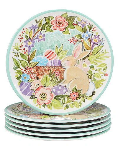 Joy Of Easter Salad Plates (Set Of 6) Home 1 Joy Of Easter Salad Plates (Set Of 6) Home