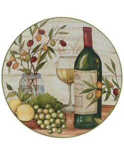 Meadow Brook Vineyard Dinner Plates (Set Of 4) Home 5 Meadow Brook Vineyard Dinner Plates (Set Of 4) Home -Certified International Shop 3050557317 RLLD 3