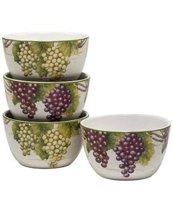 Meadow Brook Vineyard Ice Cream Bowls (Set Of 4) Home