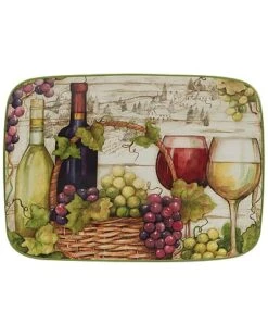 Meadow Brook Vineyard Rectangular Platter Home