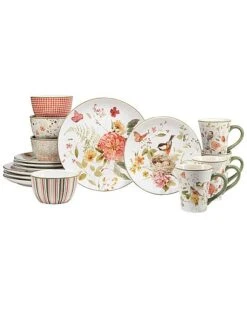 Nature's Song 16pc Dinnerware Set Home
