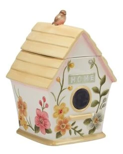 Nature's Song 3D Birdhouse Cookie Jar Home
