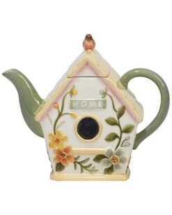 Nature's Song 3D Birdhouse Teapot Home