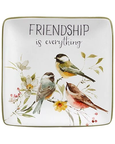 Nature's Song Canape Plates (Set Of 4) Home 5 Nature's Song Canape Plates (Set Of 4) Home - Image 5