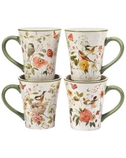 Nature's Song Mugs (Set Of 4) Home