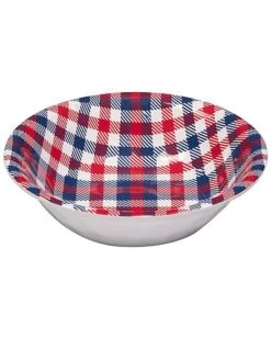 Patriotic Plaid 12pc Dinnerware Set Home -Certified International Shop 3050557351 RLLD 4