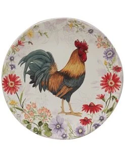 Floral Rooster Dinner Plates (Set Of 4) Home -Certified International Shop 3050557702 RLLD 3
