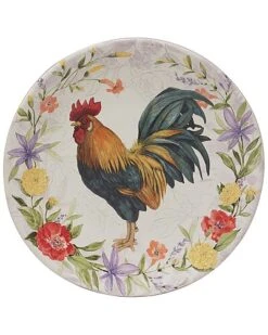Floral Rooster Dinner Plates (Set Of 4) Home -Certified International Shop 3050557702 RLLD 4